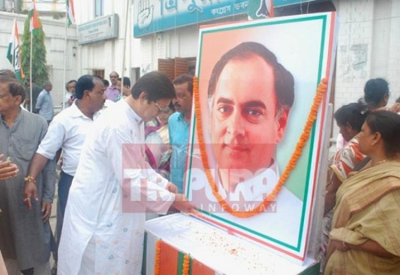 Tripura remembers Rajiv Gandhi on his 72nd Birth Anniversary Tripura remembers Rajiv Gandhi on his 72nd Birth Anniversary